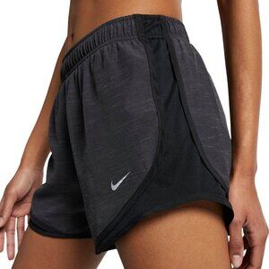 NWT - Nike Women's Black Heather/Grey Tempo Brief-Lined Running Short - Size S